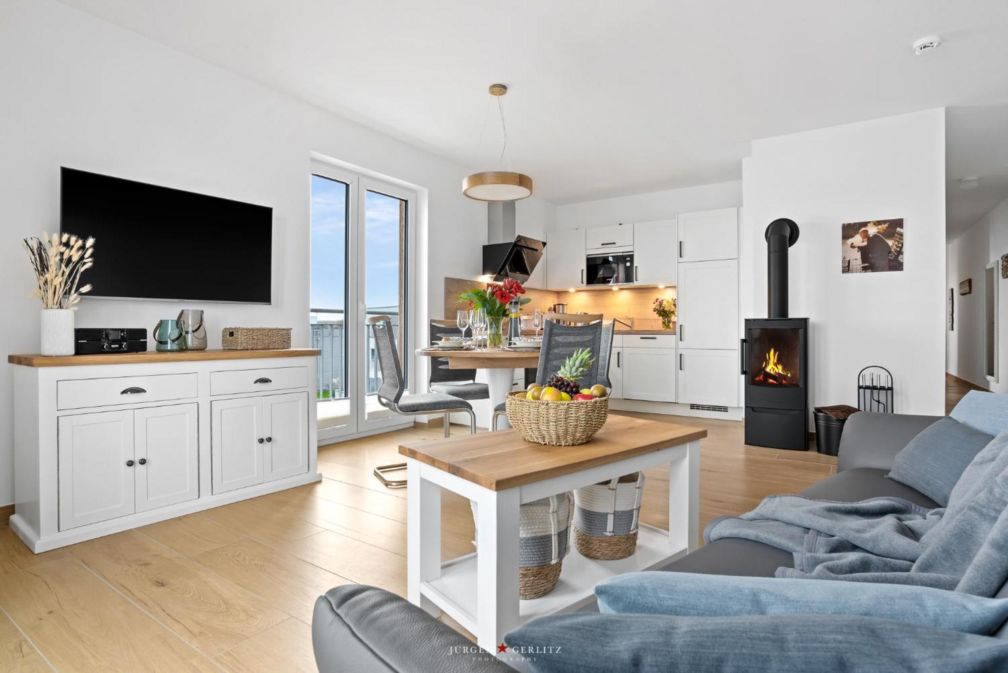 Sea Apartment Mojo- Meerblick, Infrarotauna, Terrasse Olpenitz Eksteriør bilde