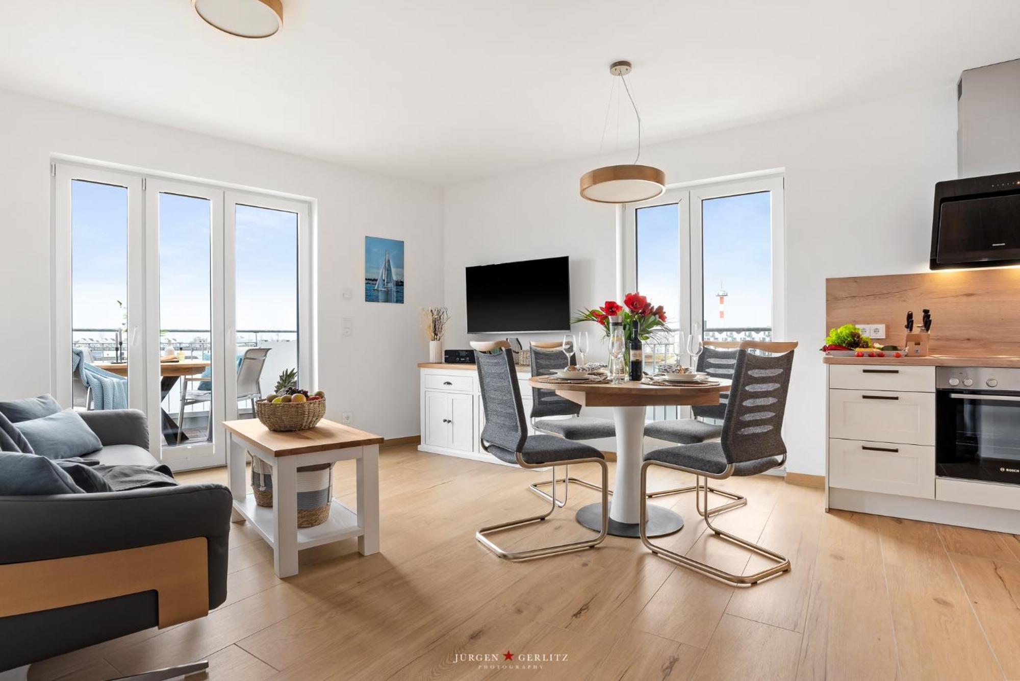 Sea Apartment Mojo- Meerblick, Infrarotauna, Terrasse Olpenitz Eksteriør bilde